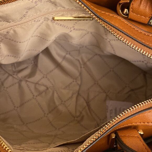 NWT Steve Madden (BFelipe) Satchel/ Crossbody Bag SM Logo w / Floral Design - Picture 16 of 16